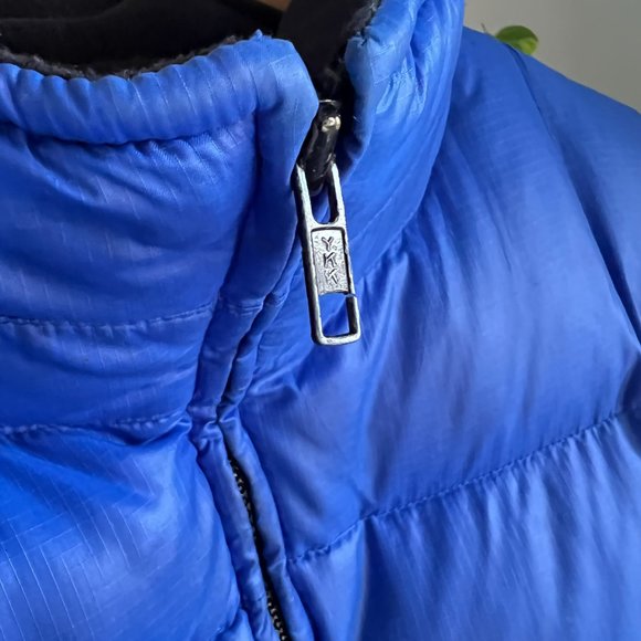 VINTAGE 90's POLO Sport RALPH LAUREN Ocean Blue Quilted Down Puffer Puffer Jacke - Picture 6 of 16